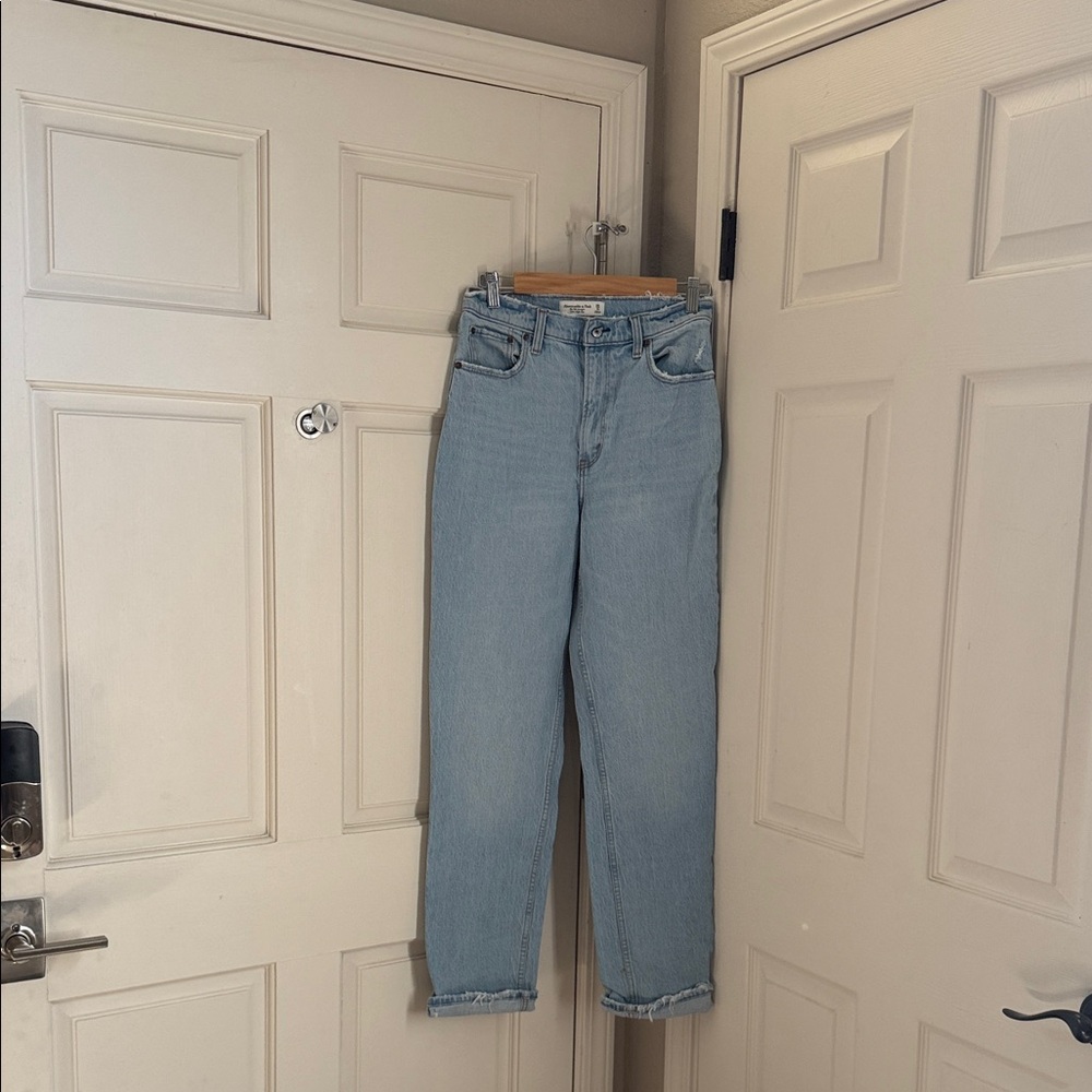 Abercrombie & Fitch Light Blue Straight Leg Jeans